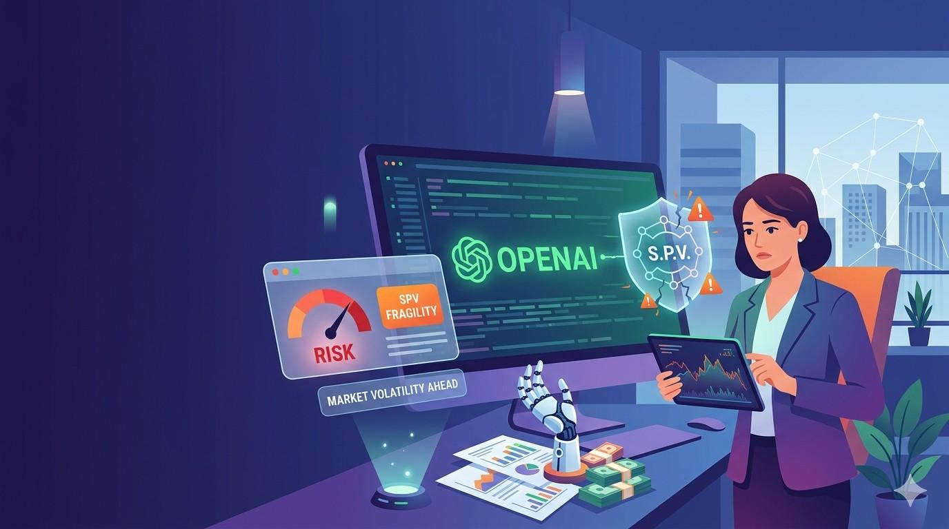 OpenAI investment warning concept showing risk of SPV and fake AI investment schemes