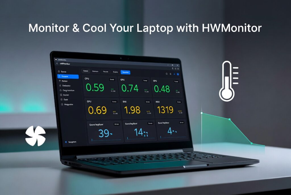 monitor laptop temperature to keep laptop cool without cooling pad