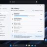 Windows 11 File History not working after update
